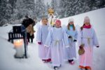 Engel mit Nikolaus - Waldweihnacht Skywalk Scheidegg